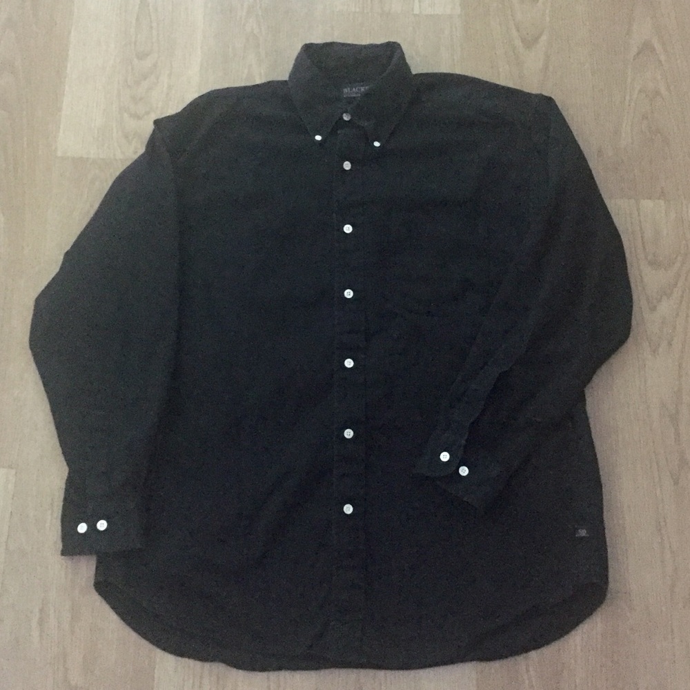 EUC Stanley Blacker Black Button Down Shirt, Sz M